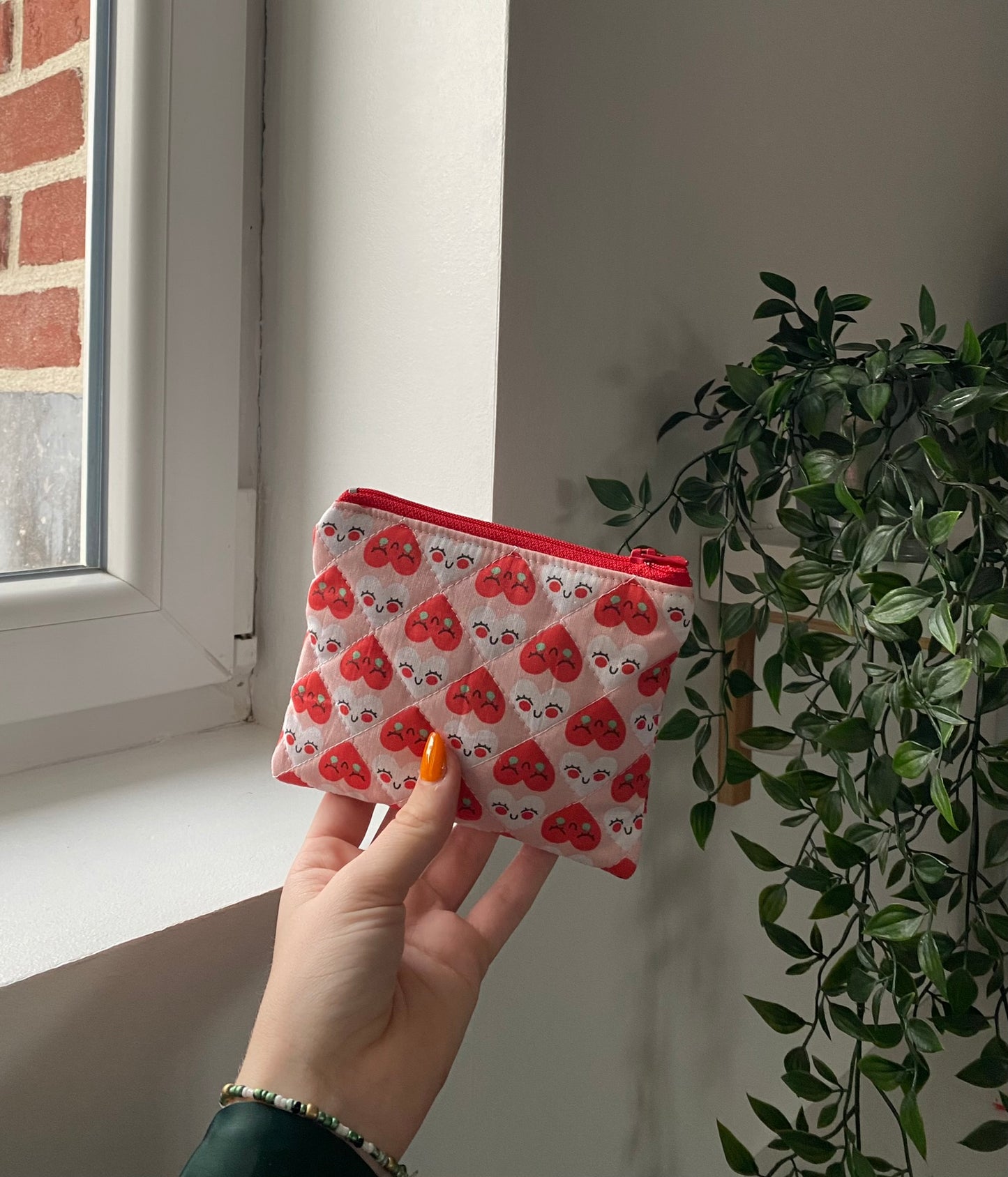 Mini pochette coeur