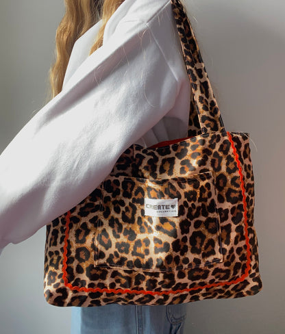 Sac cabas léopard