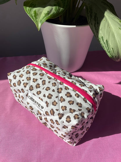 Trousse léopard rose