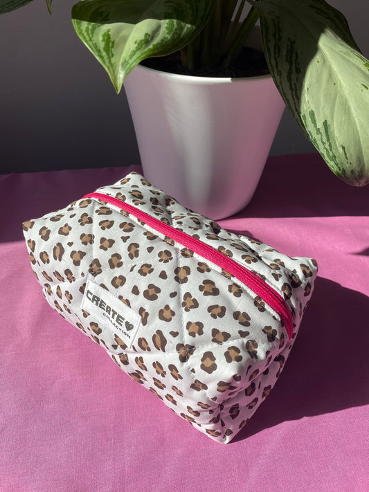 Trousse léopard rose