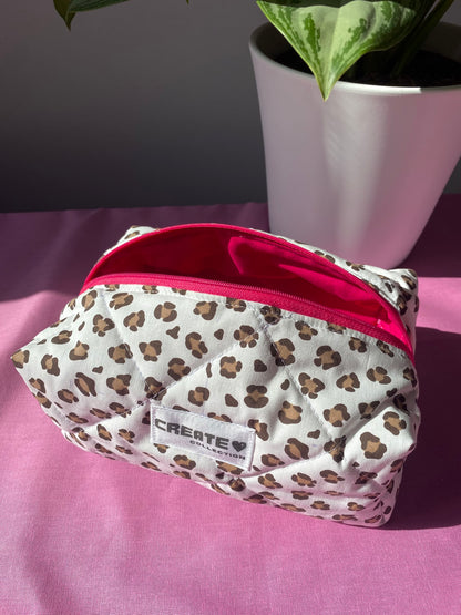 Trousse léopard rose