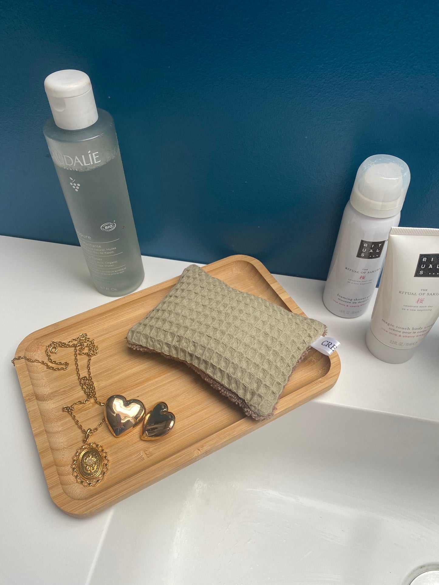 Eponge verte et marron