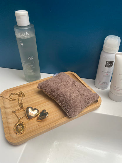 Eponge verte et marron