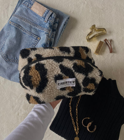 Trousse léopard polaire