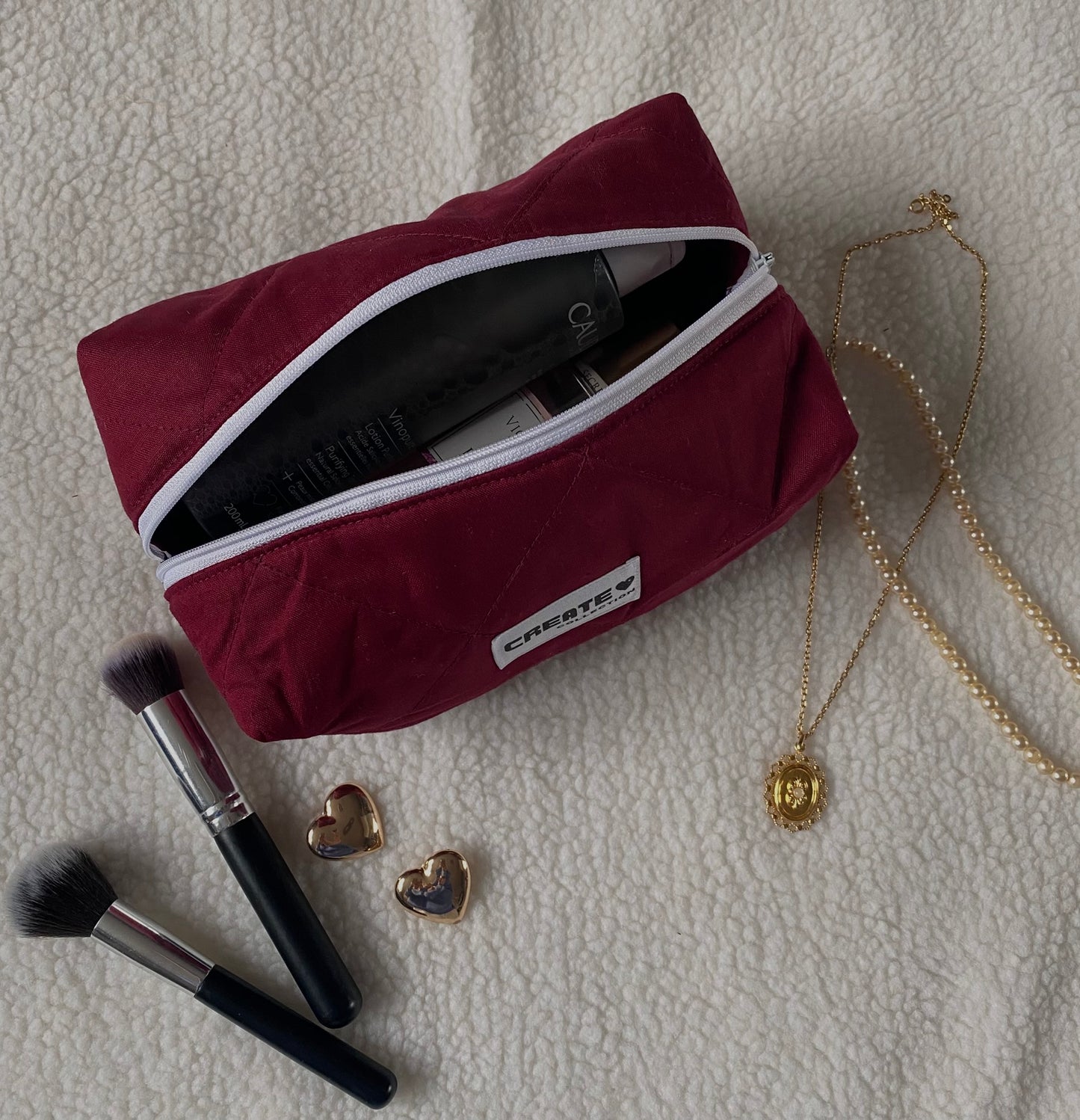 Trousse bordeaux