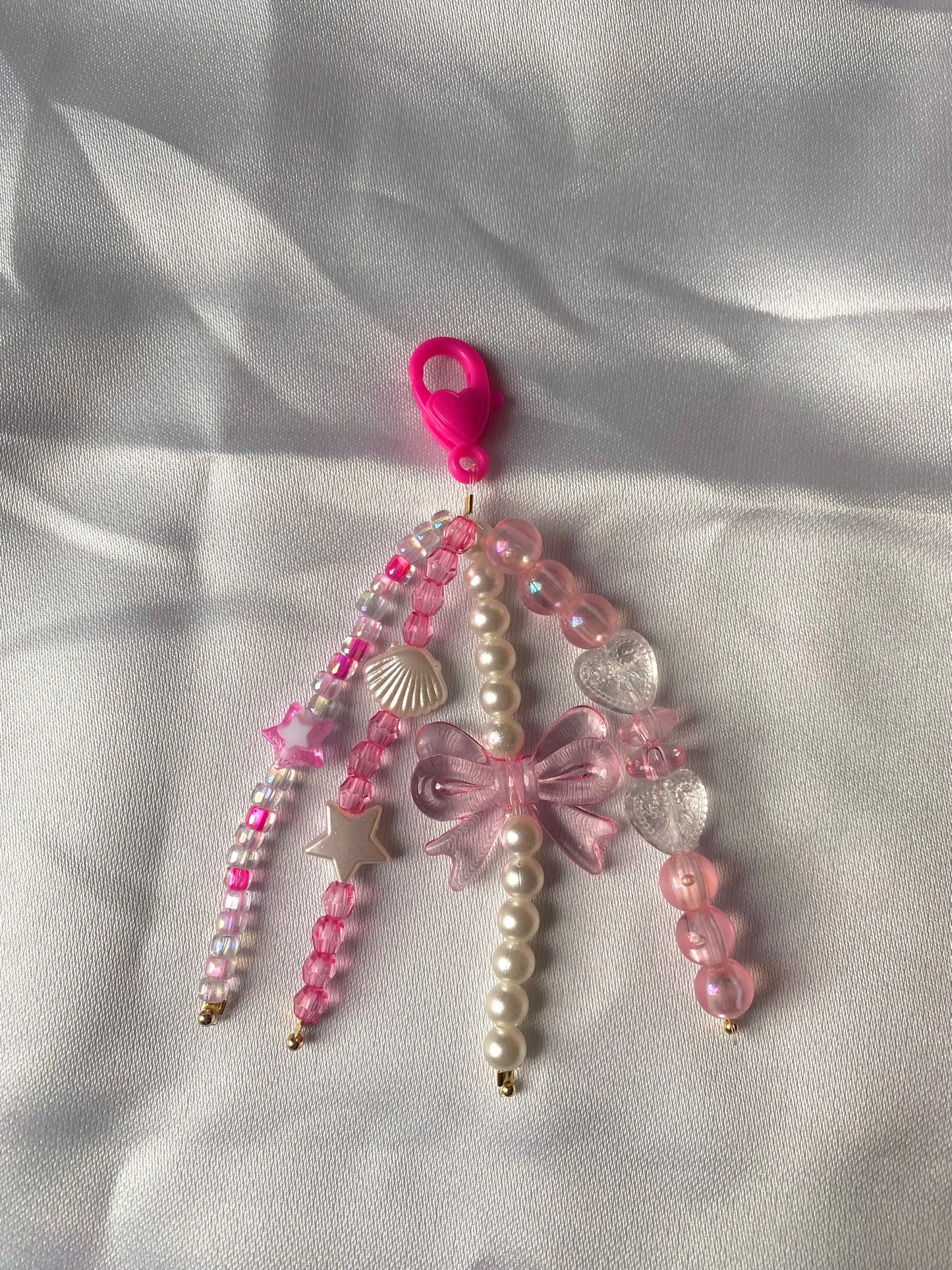 Porte-clés rose clair