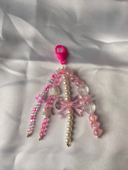 Porte-clés rose clair