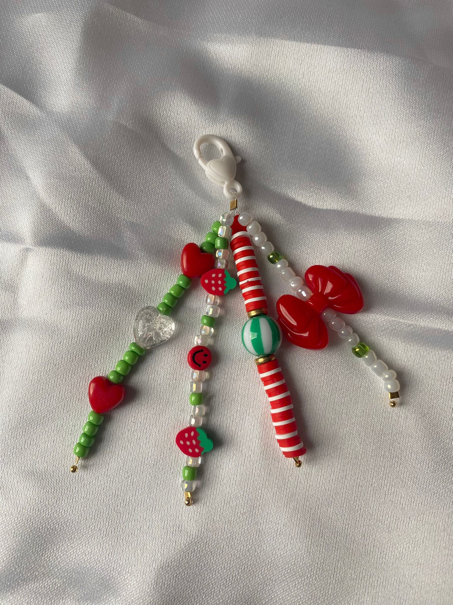 Porte-clés rouge et vert