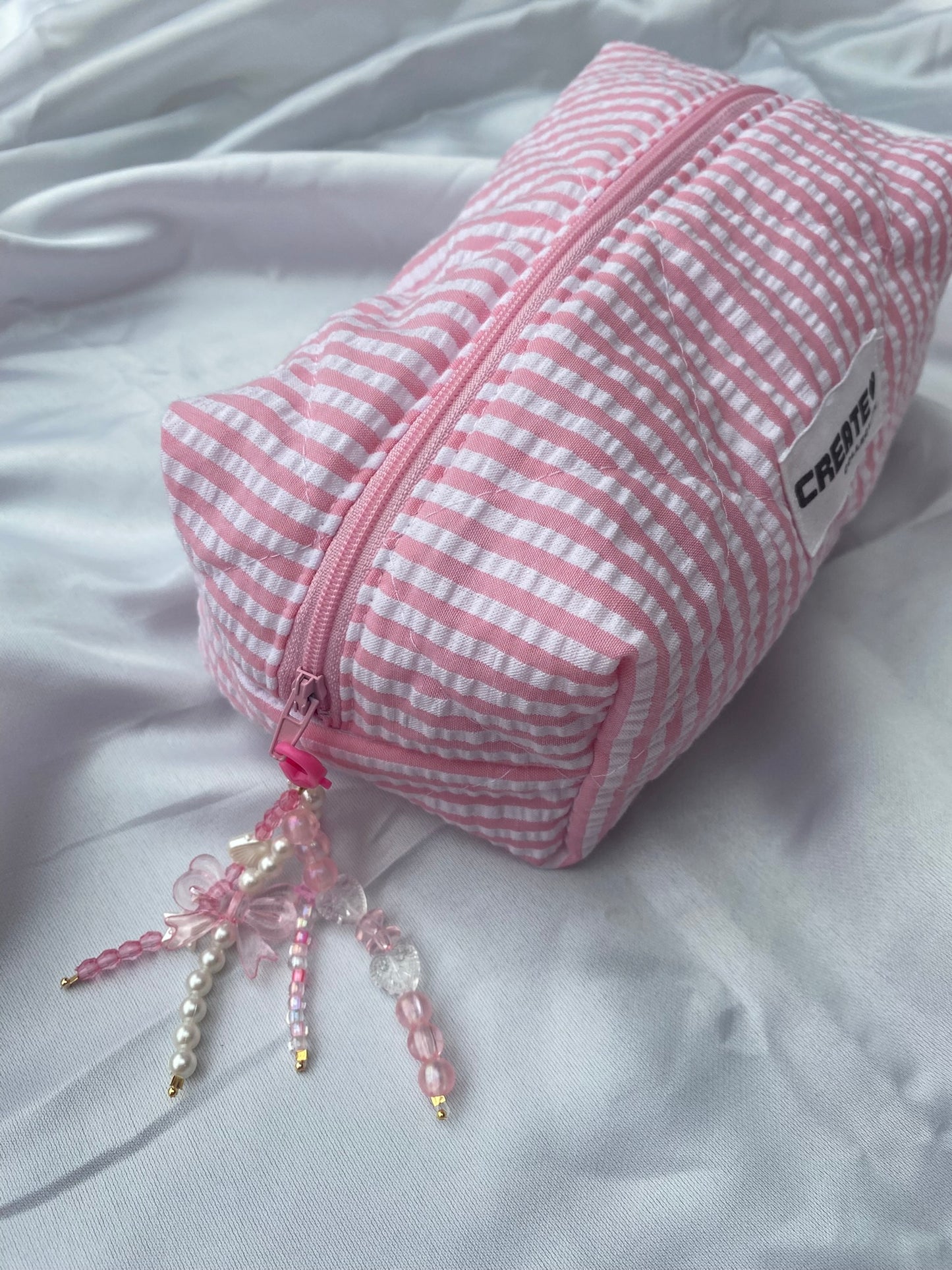 Porte-clés rose clair