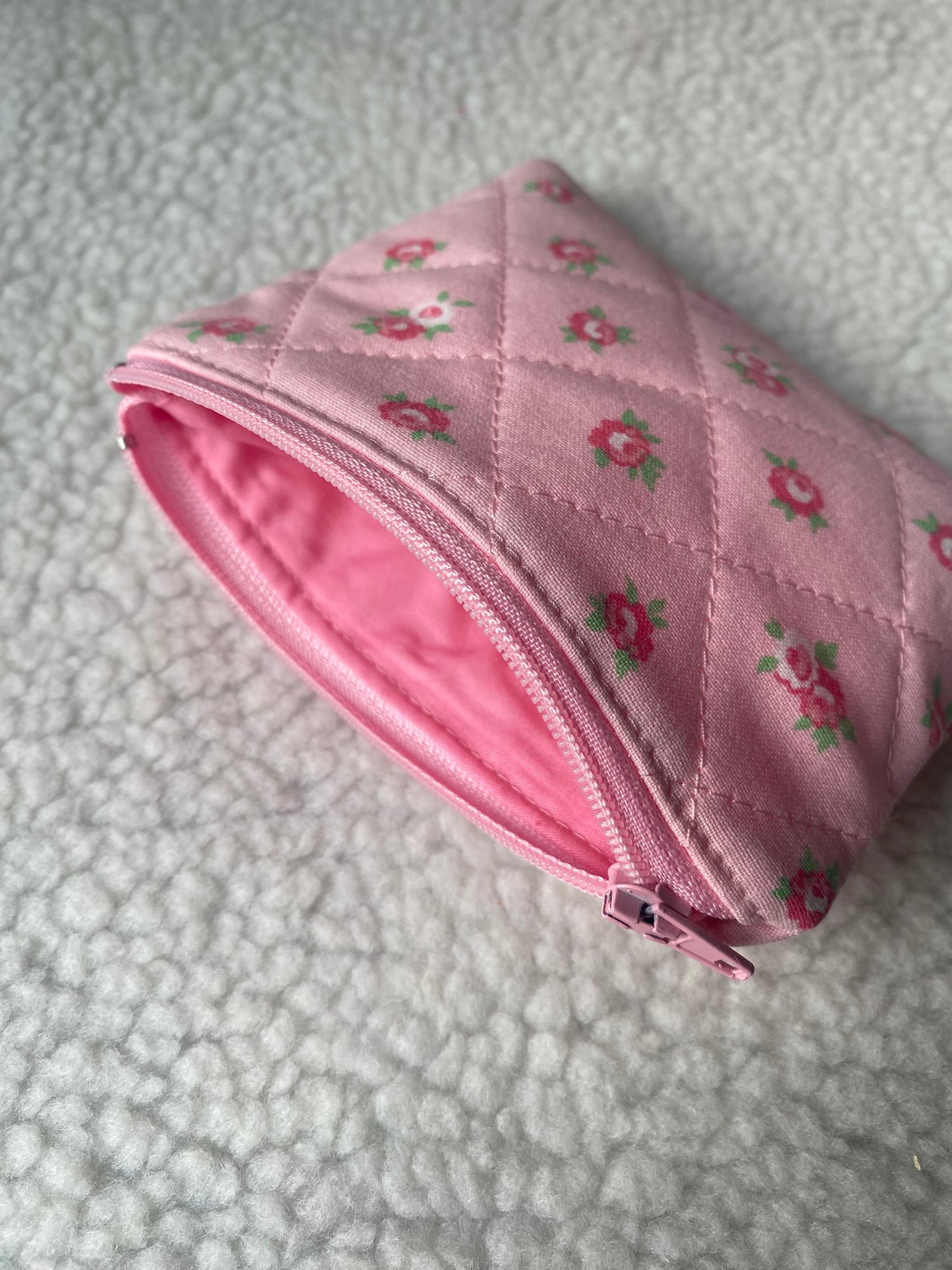 Mini pochette fleurie vintage