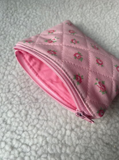 Mini pochette fleurie vintage