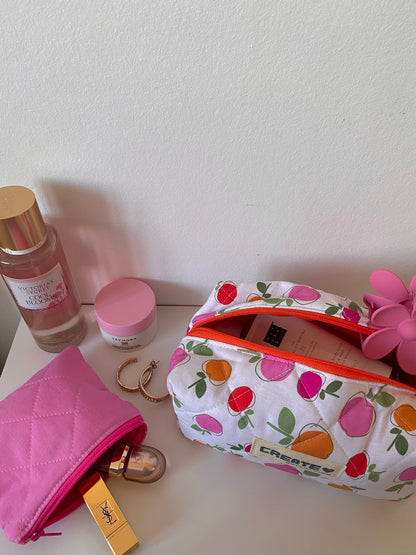 Trousse à motif pomme